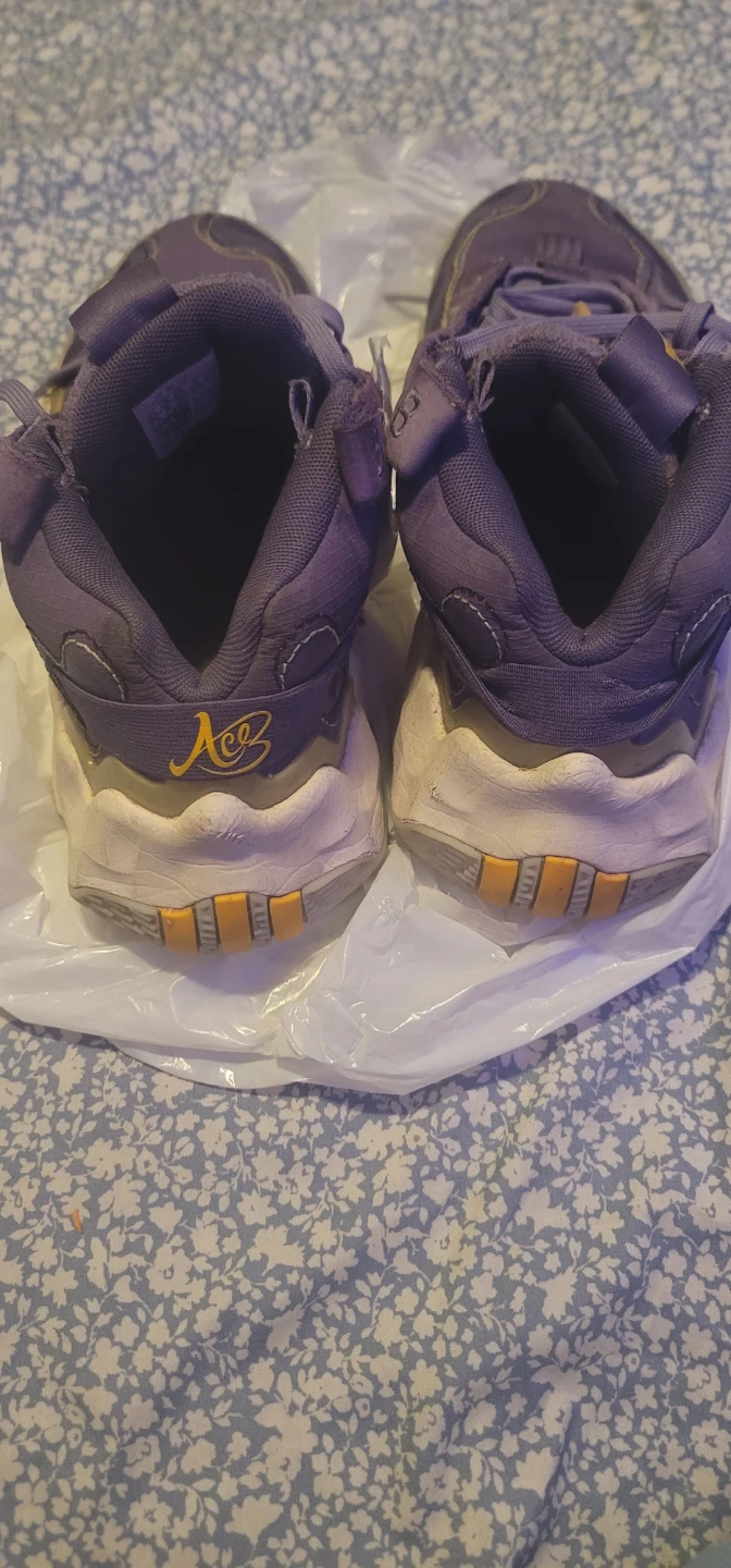 Adidas purple basketball shoes