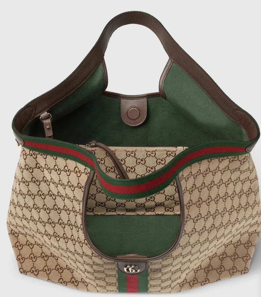 Gucci Monogram Hobo Bag with Pouch - photo 2