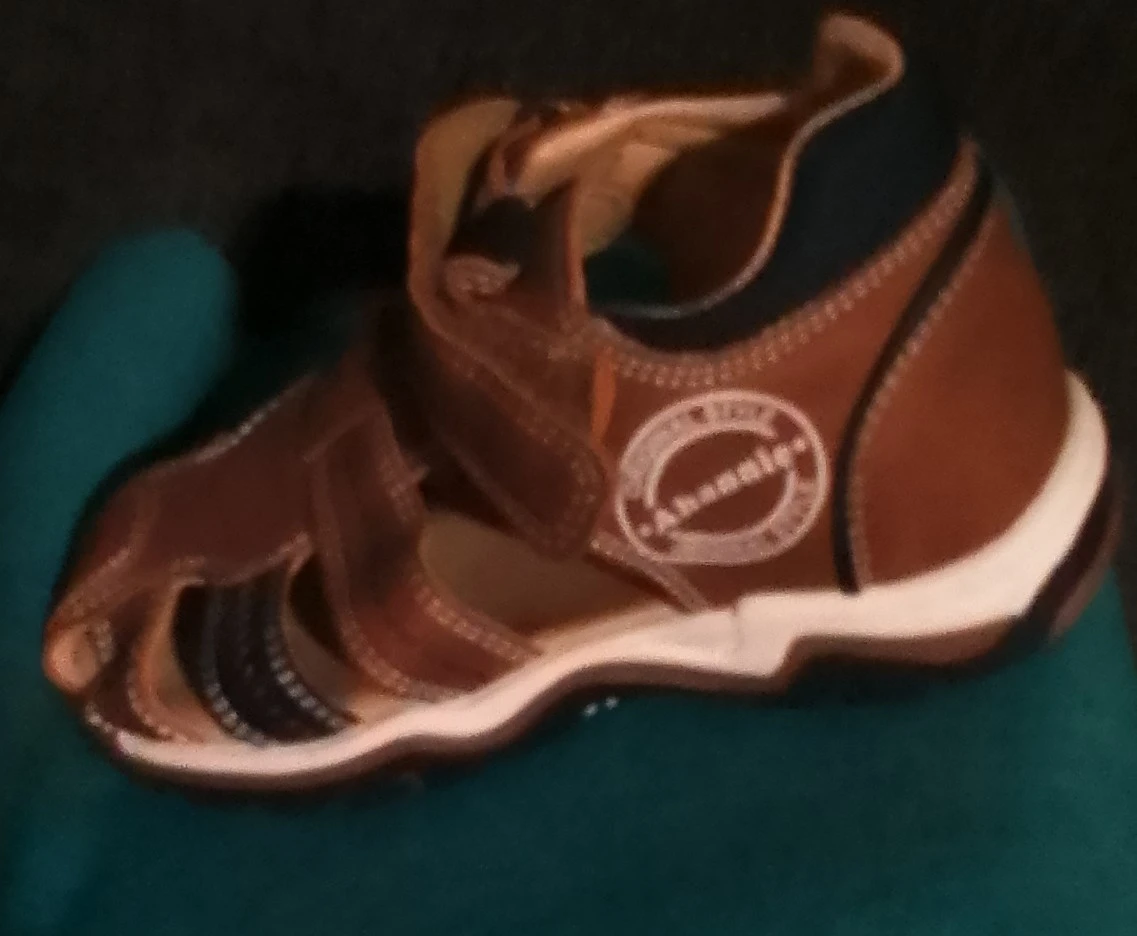 Akaianles Brown Toddler Sandals Size 26