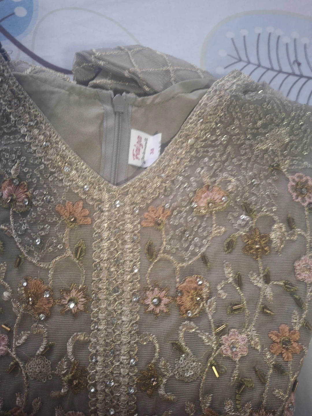 Embellished Maxi Dress Size 38 - photo 3