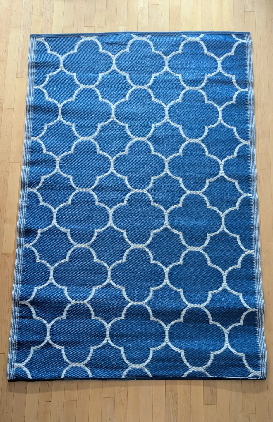 Blue and White Outdoor Mat/Rug
