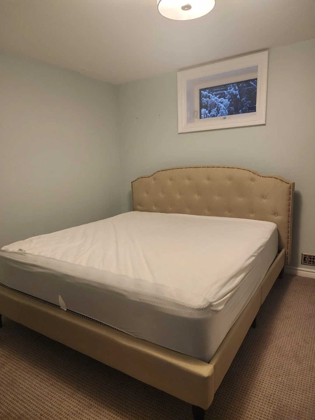King Bed Frame and Mattress