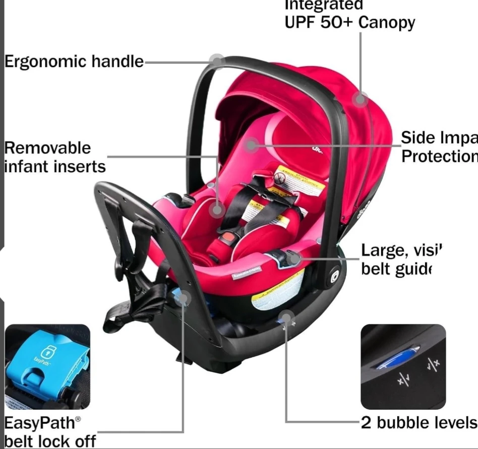 Diono Radian 3RXT Convertible Car Seat - Pink - photo 2