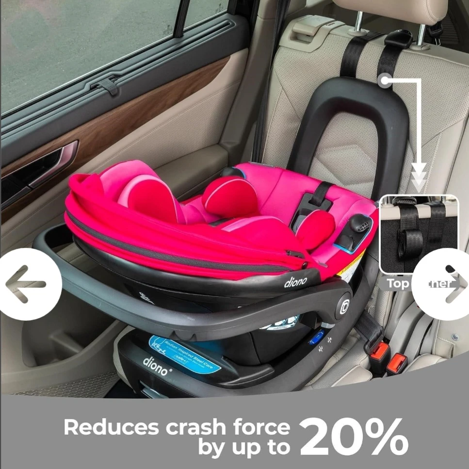 Diono Radian 3RXT Convertible Car Seat - Pink - photo 3