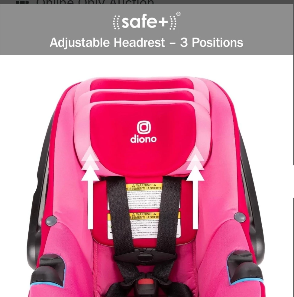Diono Radian 3RXT Convertible Car Seat - Pink - photo 4