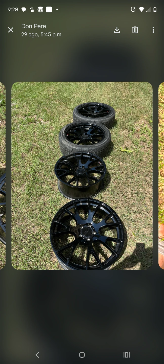Black 20" Alloy Wheels Set of 4 - photo 3