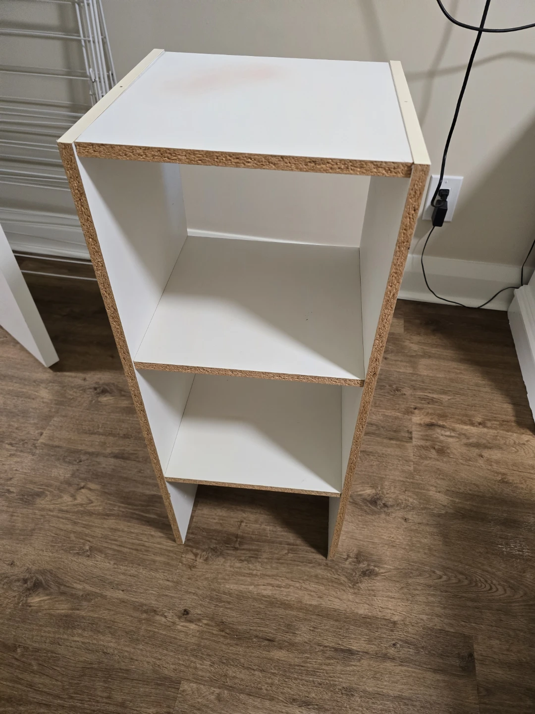 White 3-Shelf Storage Unit - photo 3