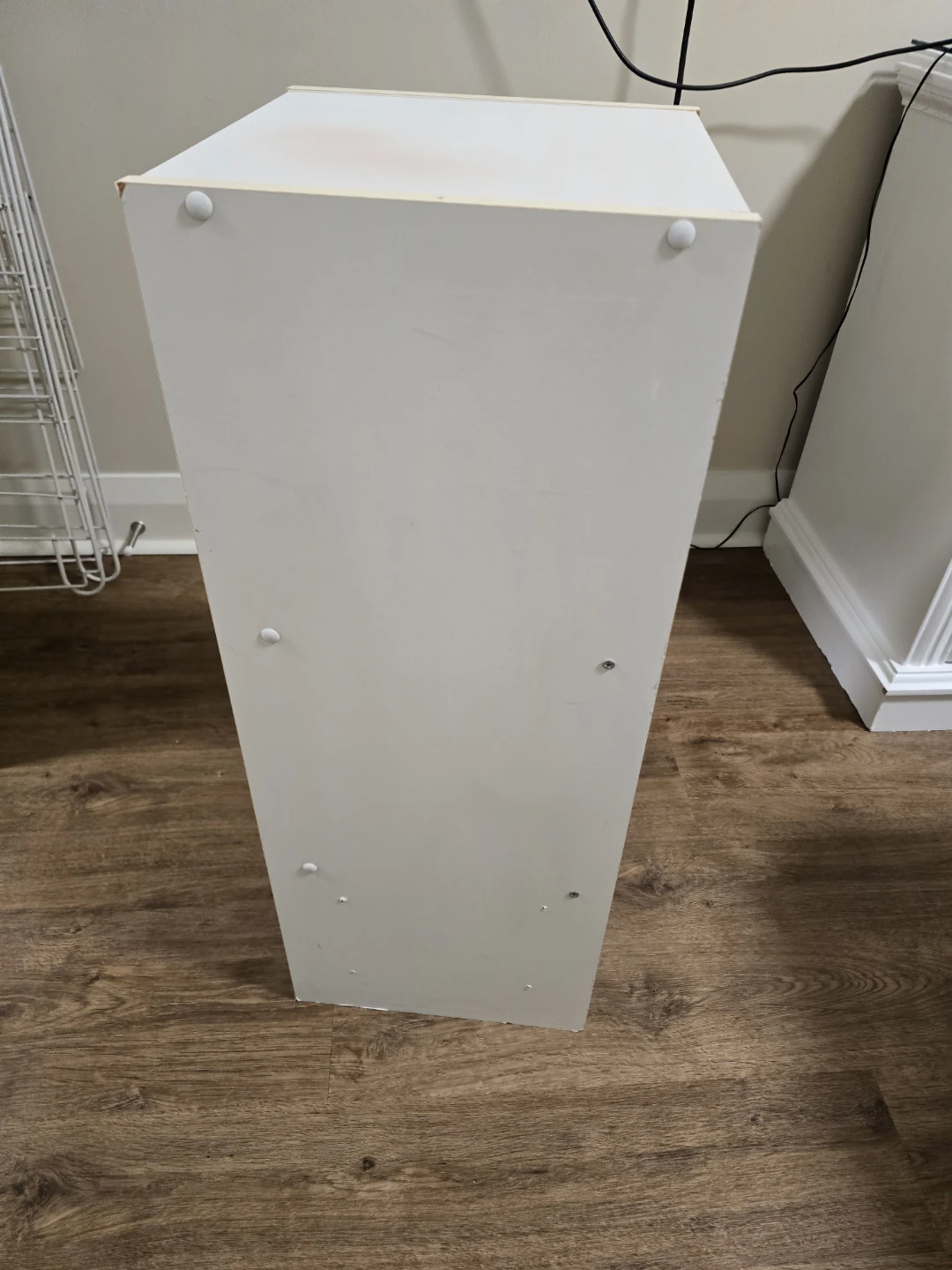 White 3-Shelf Storage Unit - photo 4