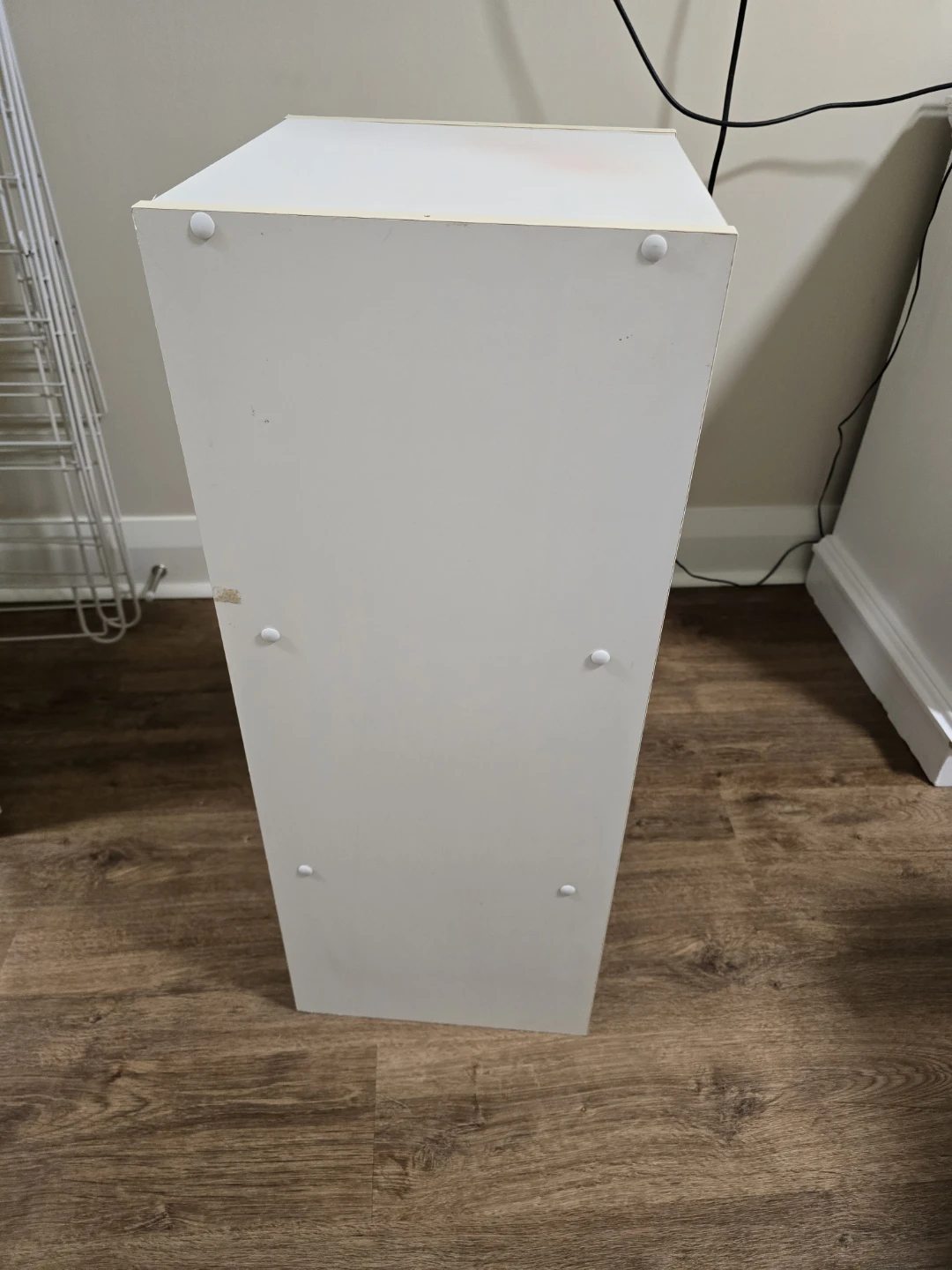 White 3-Shelf Storage Unit - photo 5