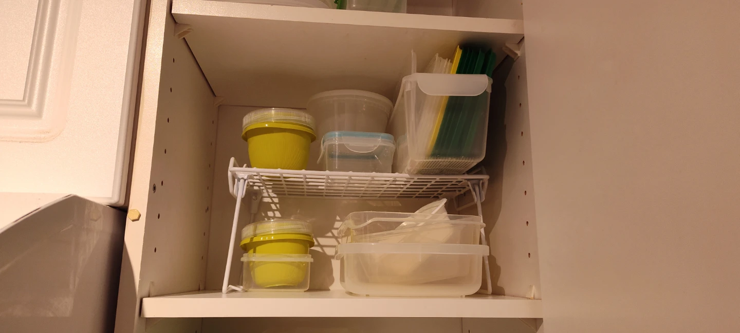 White Wire Storage Shelf - photo 4