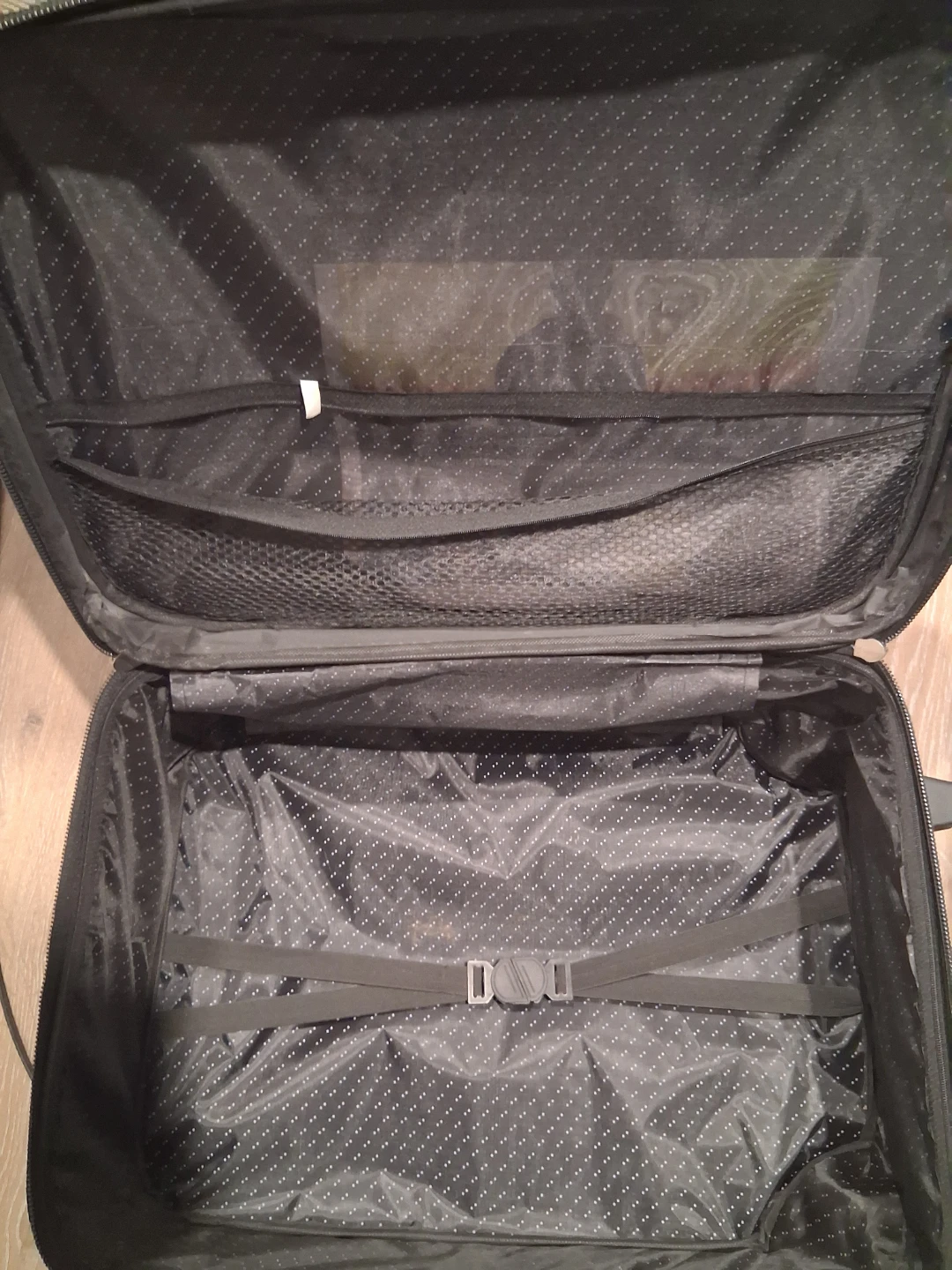 Brown patterned rolling suitcase with combination lock carry on - photo 3