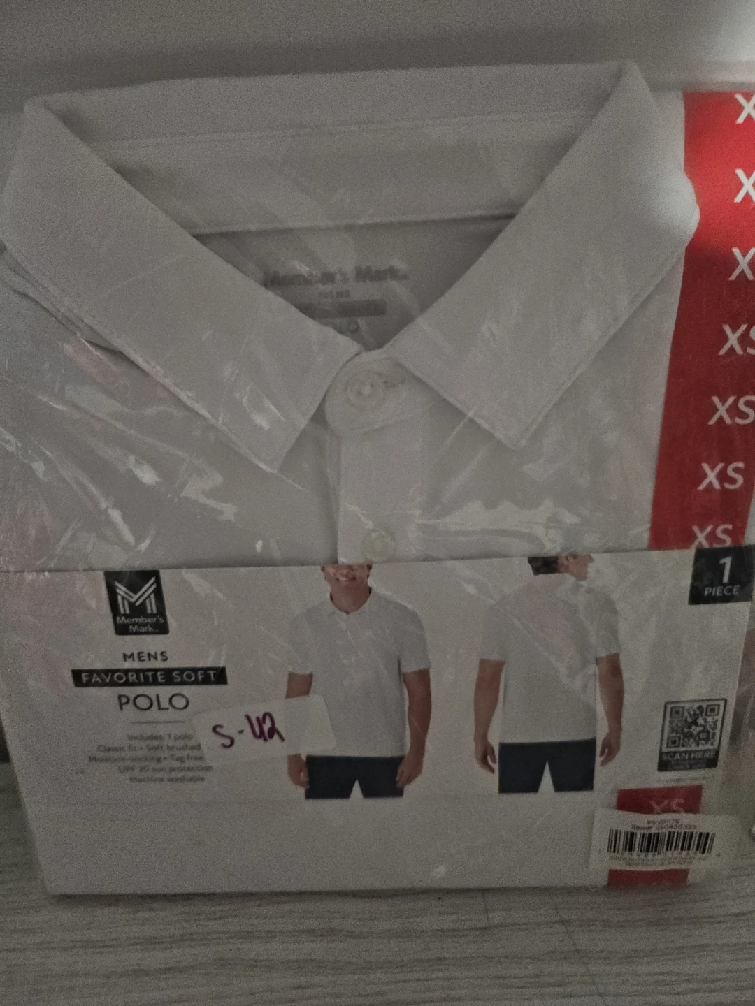 Member's Mark Men's Favorite Soft Polo Shirt White XS - photo 4