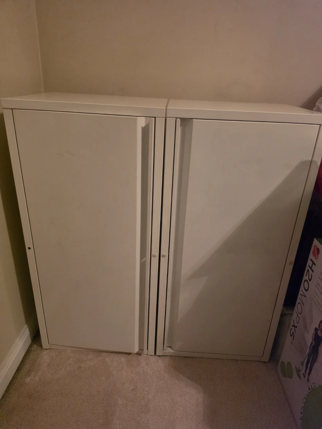 White locker (metal) - 2 identical