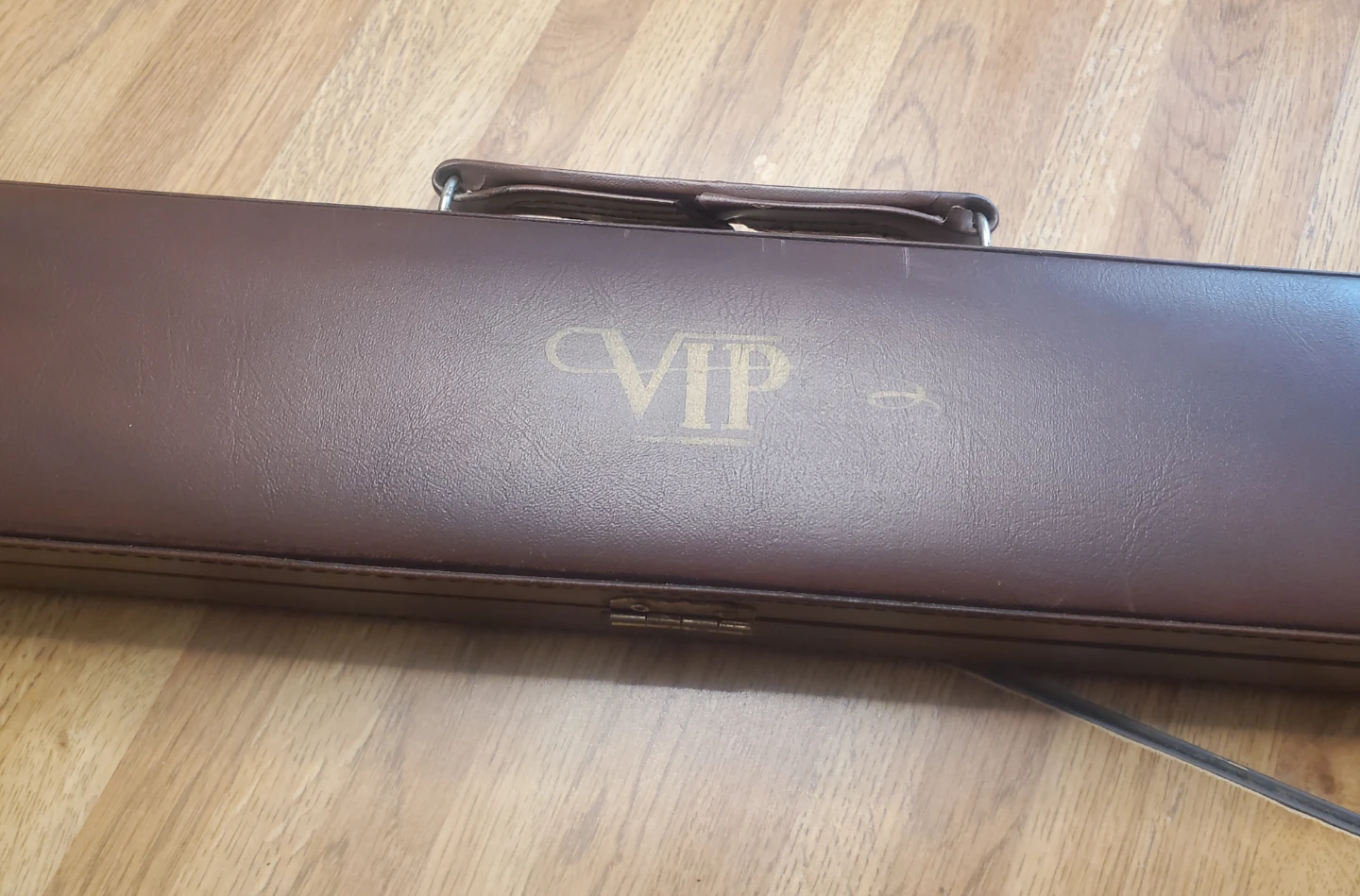 VIP Brown Leather Billiard Cue Case 18 oz - photo 4