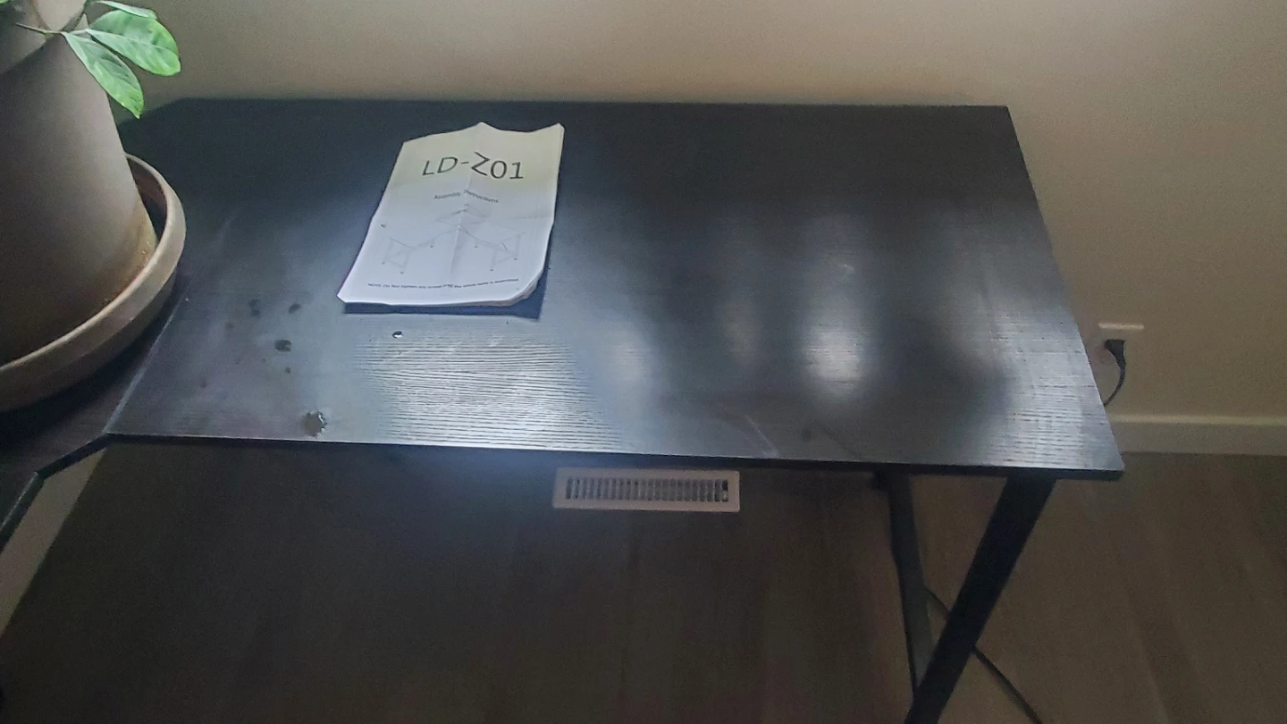 Free black L shaped desk - photo 2