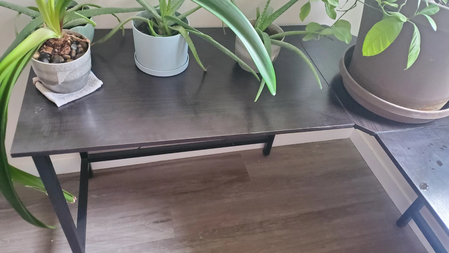 Free black L shaped desk - photo 5