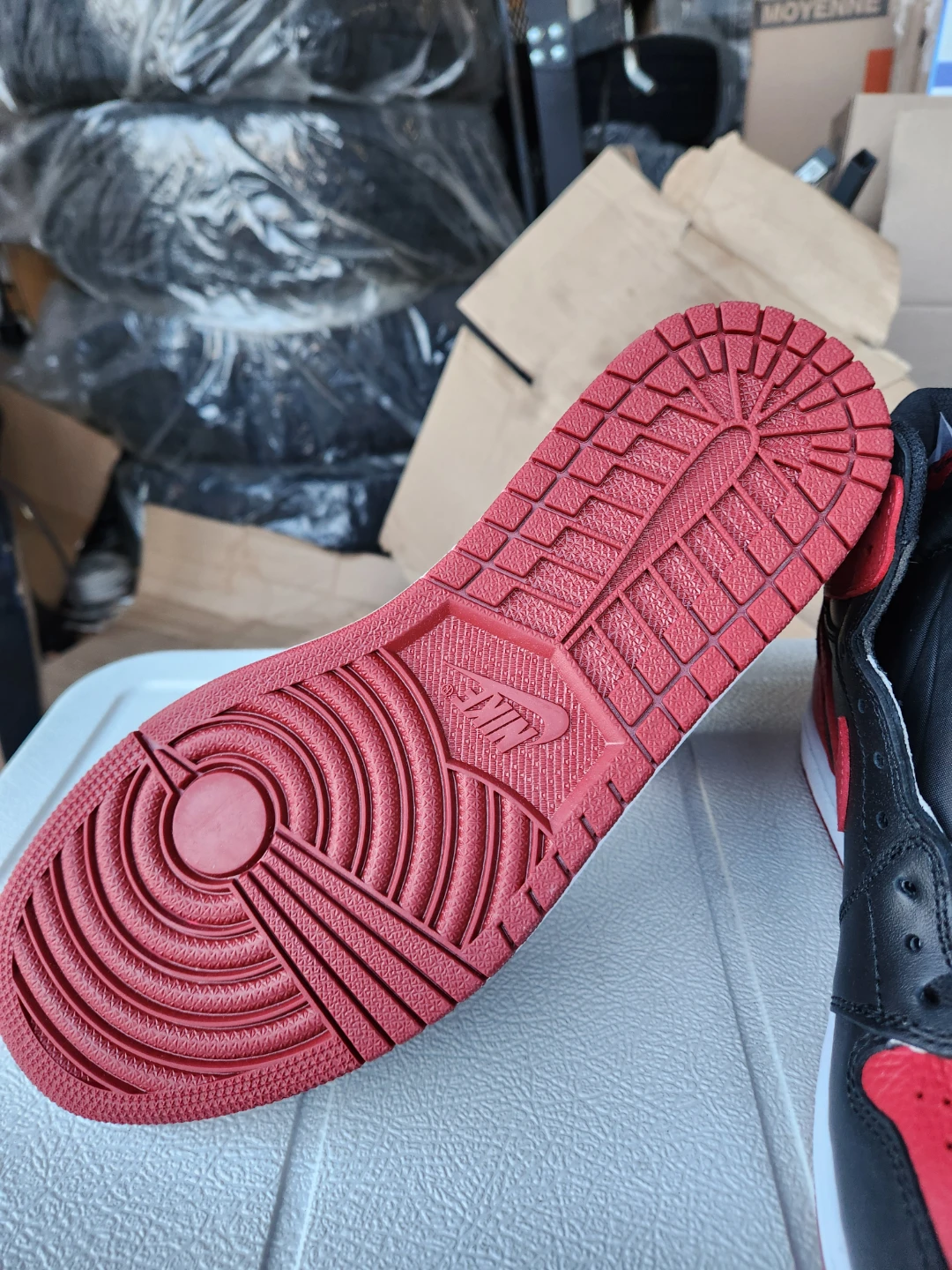 Men's Nike Air Jordan 1 banned, new size 11 - photo 5