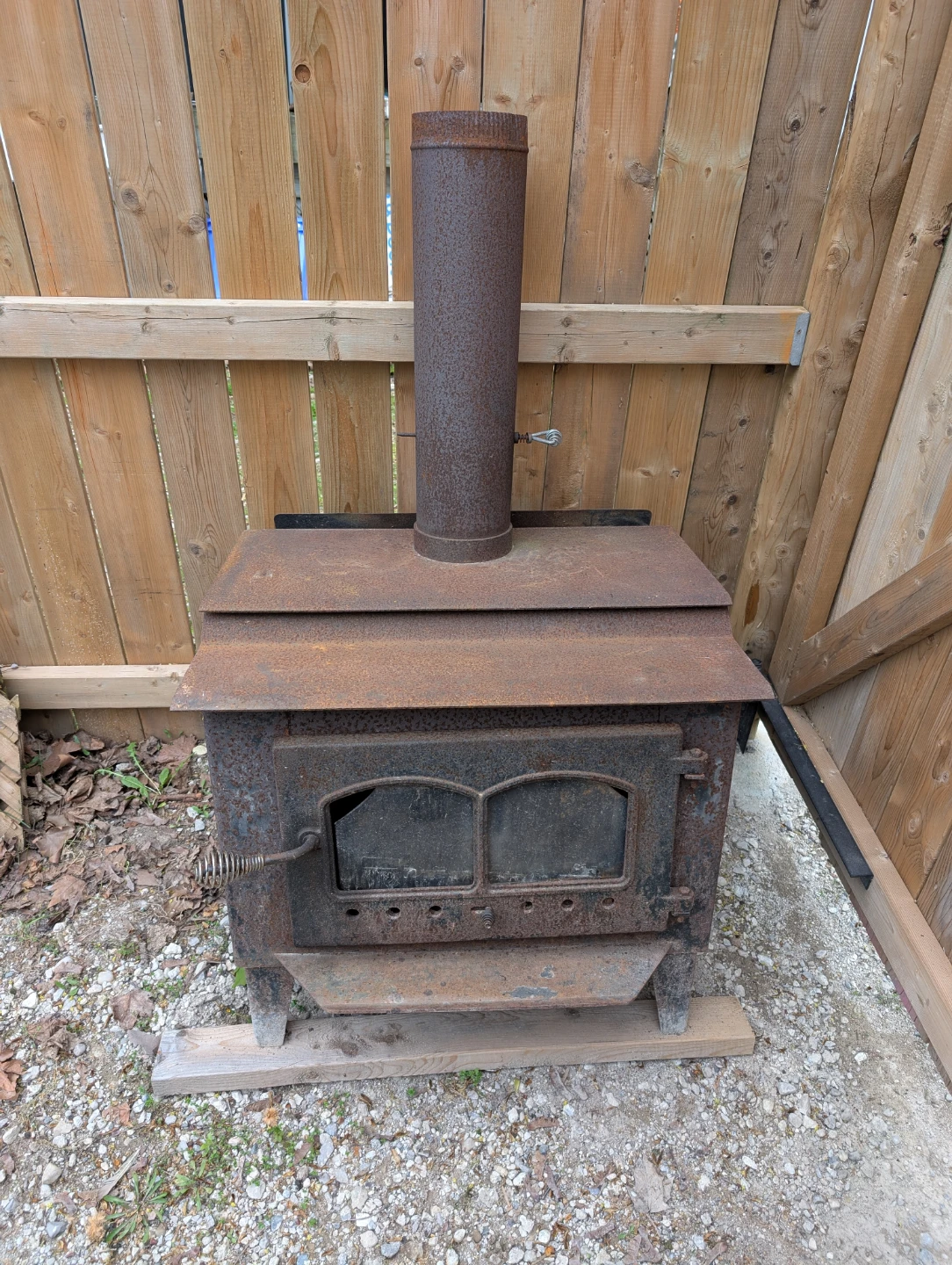 Cast Iron Wood Burning Stove For Sale