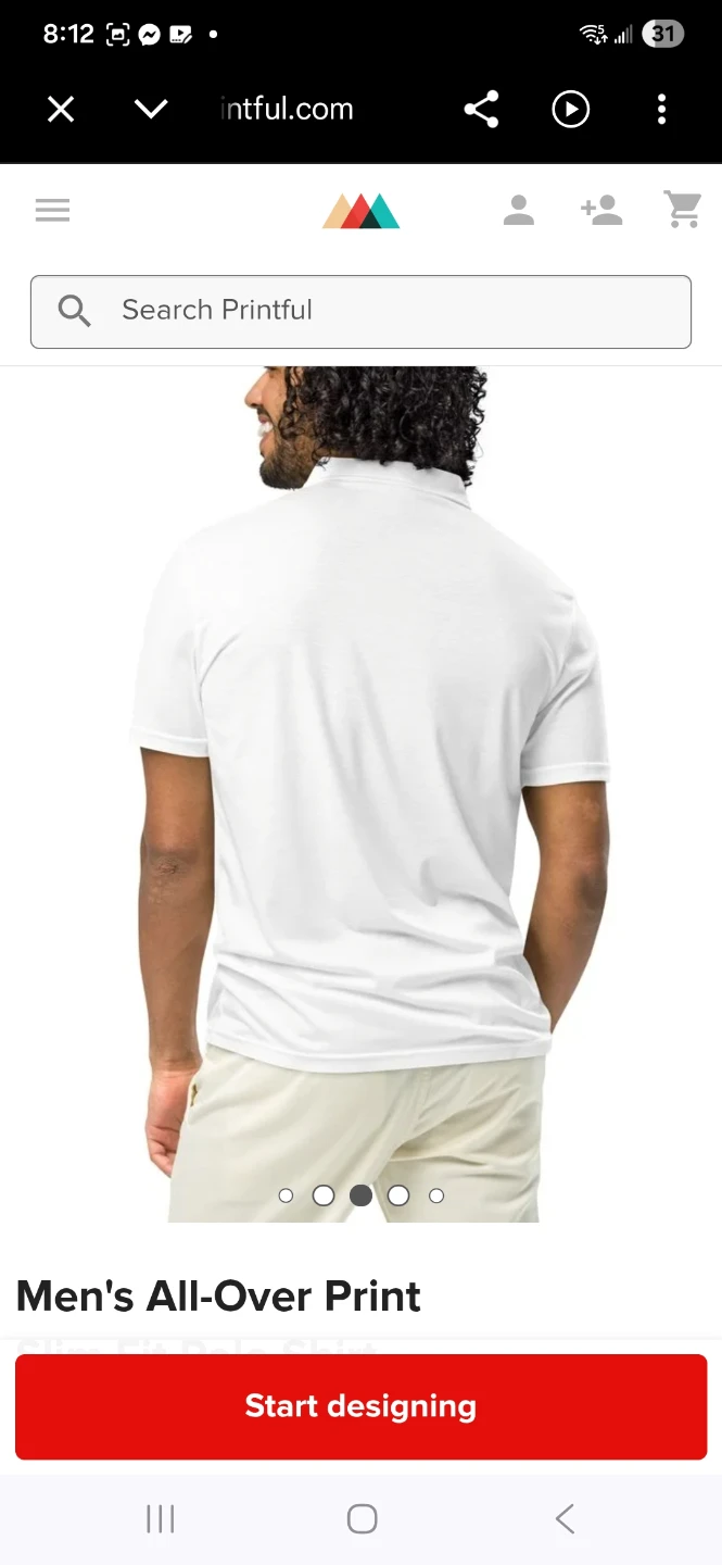 Brand new Men's Polo t-shirt Kirkland size L - photo 2