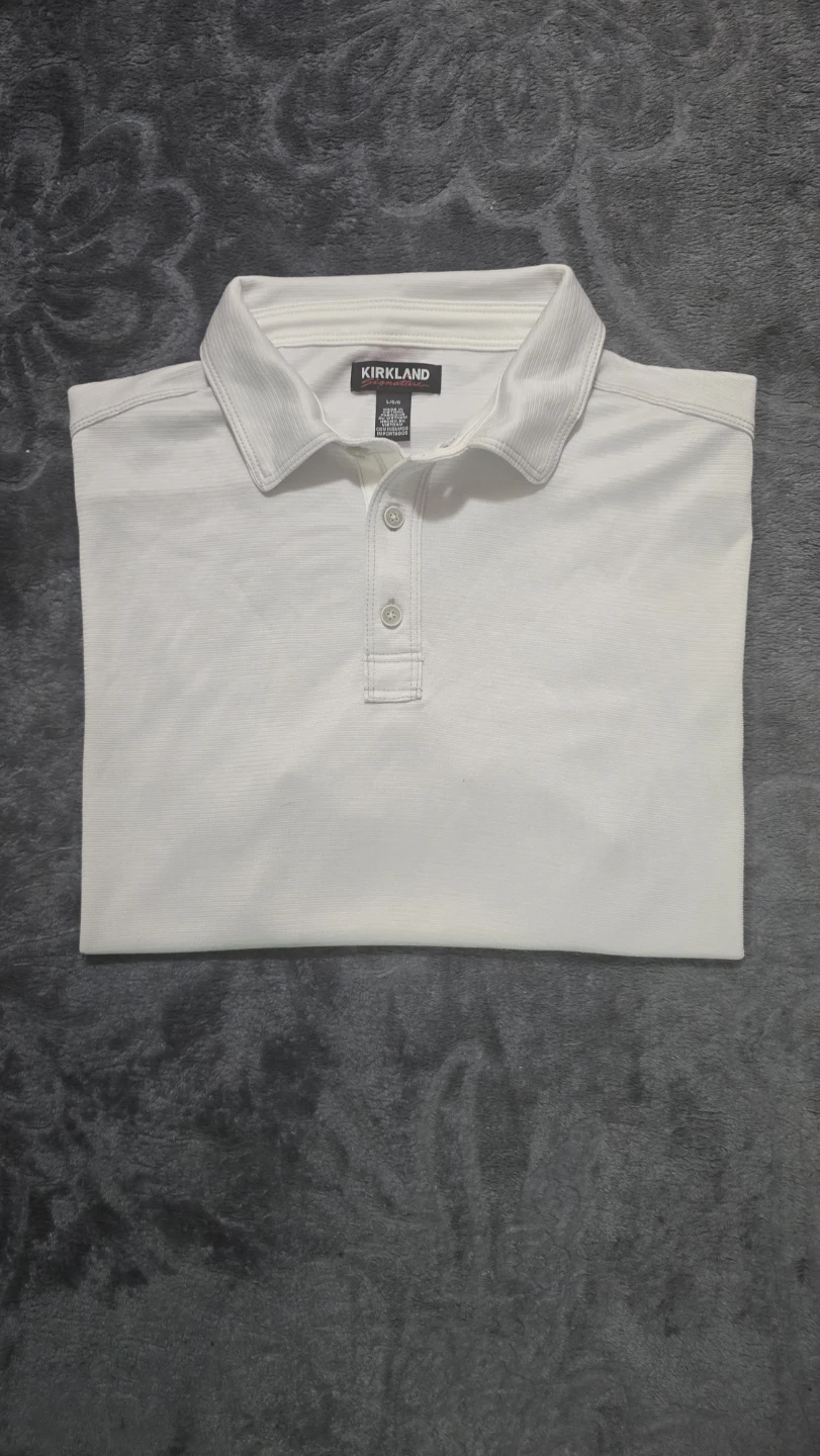 Brand new Men's Polo t-shirt Kirkland size L - photo 4