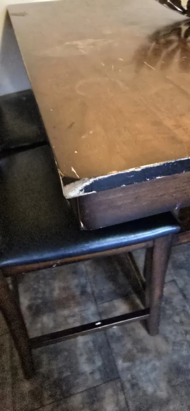Wooden Dining Table with 4 Chairs - photo 2