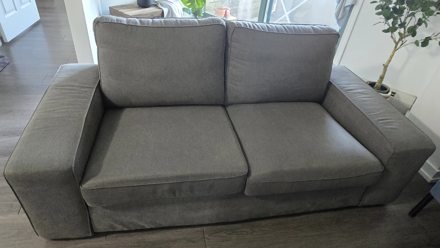 Grey 2-Seater Sofa