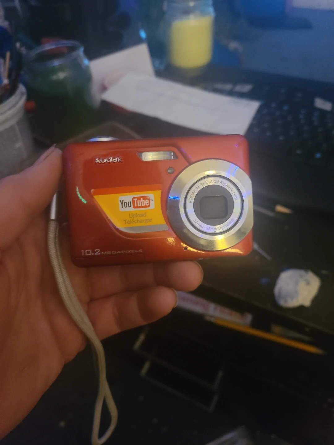 Red Kodak Digital Camera - 10.2 Megapixels