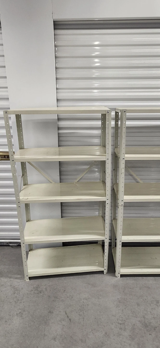 Metal shelf unit of 2, one for $30 - photo 2