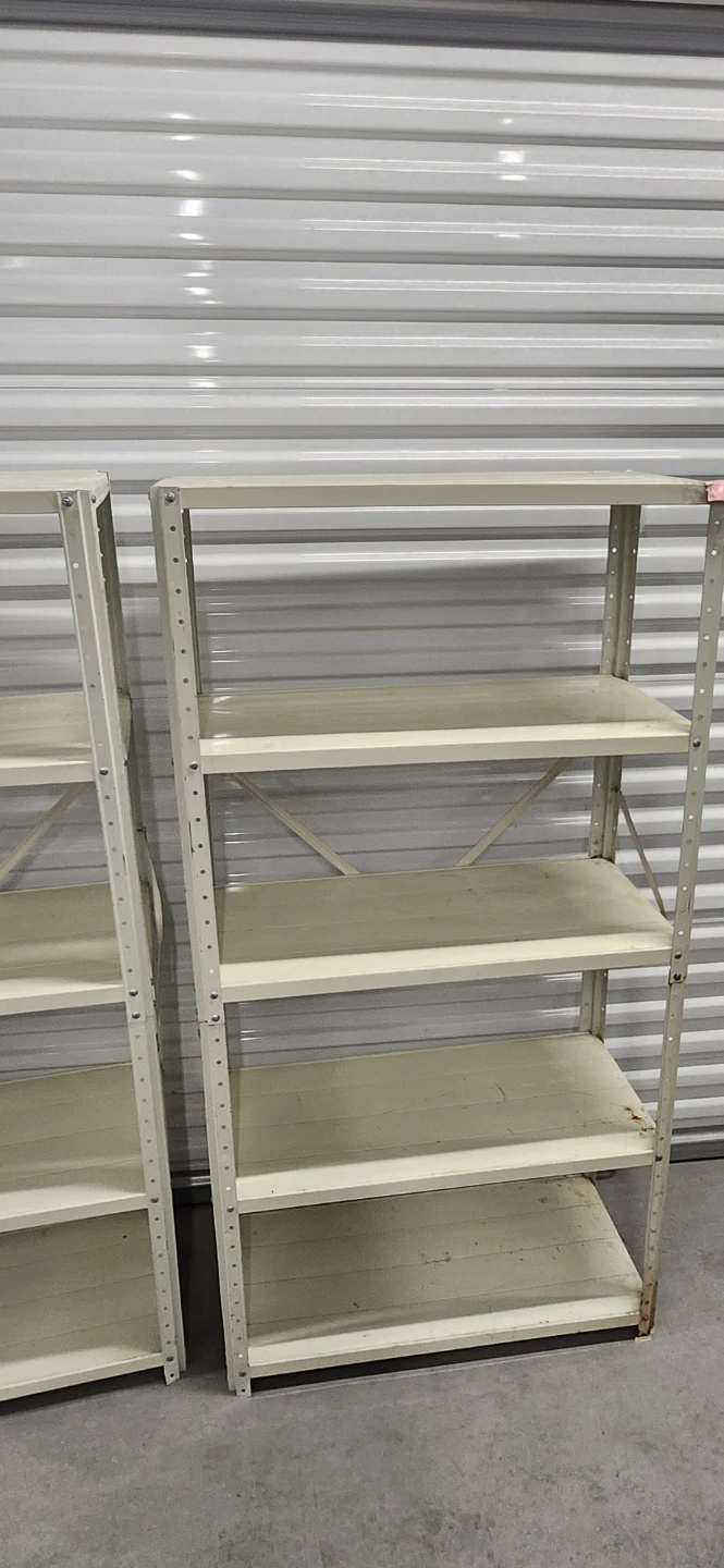 Metal shelf unit of 2, one for $30 - photo 3