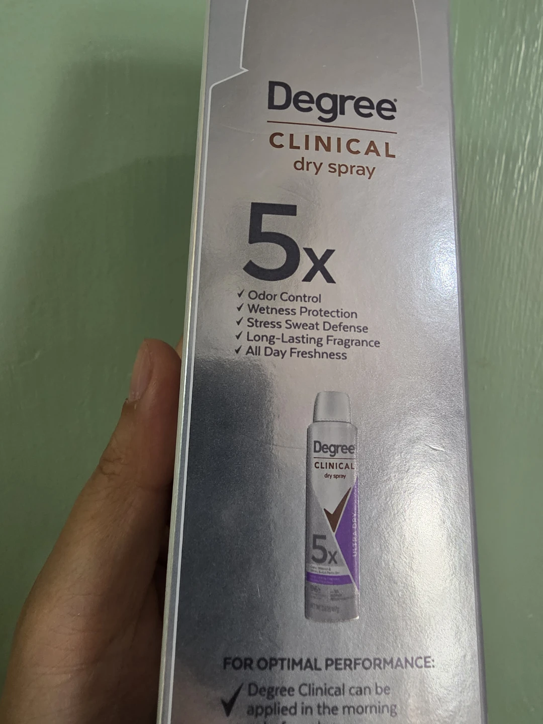 Degree Clinical Dry Spray Antiperspirant - photo 2