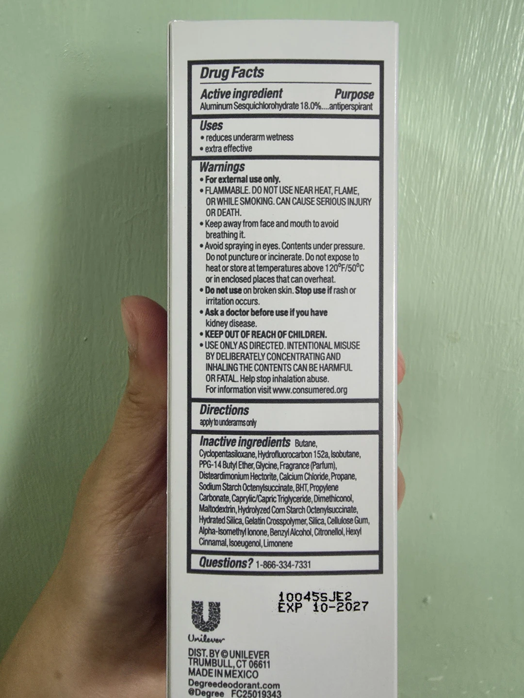 Degree Clinical Dry Spray Antiperspirant - photo 3