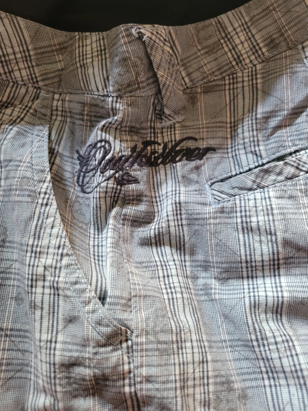 NEW Quiksilver Plaid Men's Shorts Size 34 - photo 3