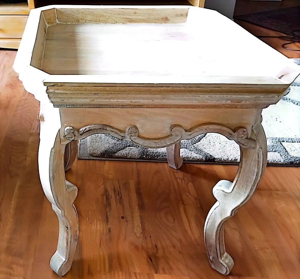 Pier 1 Imports Wooden Accent Tables two (2)