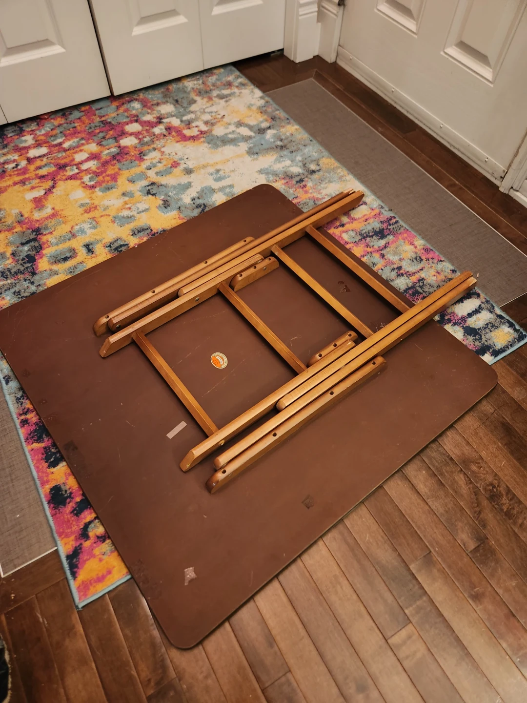 MID CENT Foldable dining Table Canadian made clement furniture - photo 4