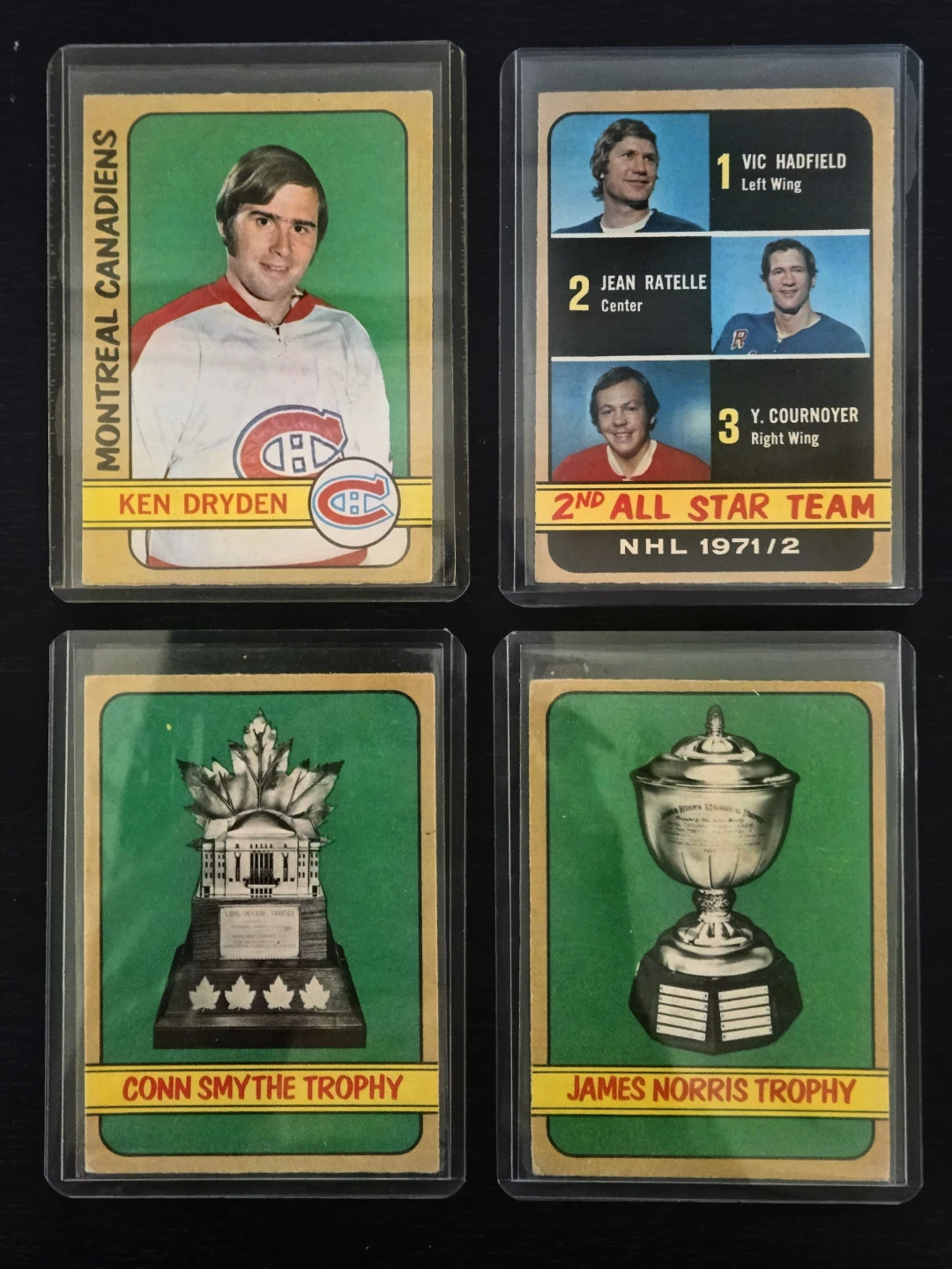 Vintage 1972/73 OPC Lot-Dryden 2nd Year, Bobby Orr Variants