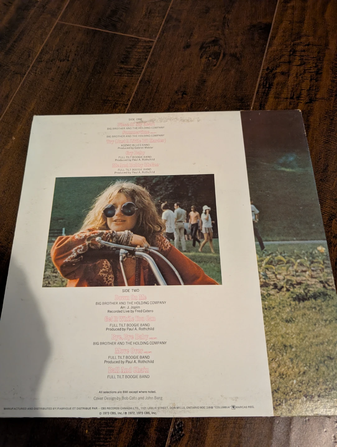 Janis Joplin's Greatest Hits Vinyl Record - photo 2