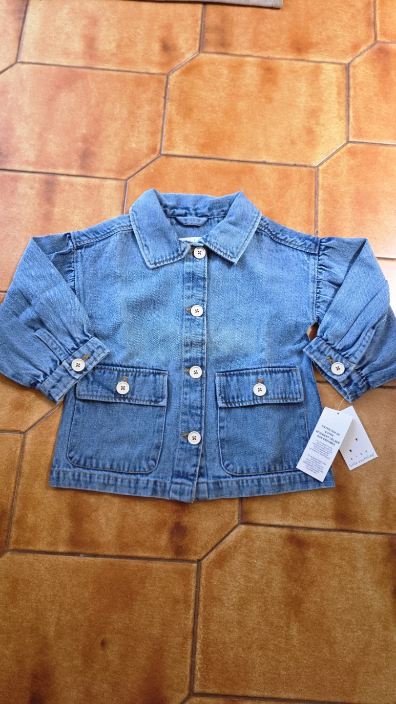 Little Earthling Denim Jacket - 3-4 Years
