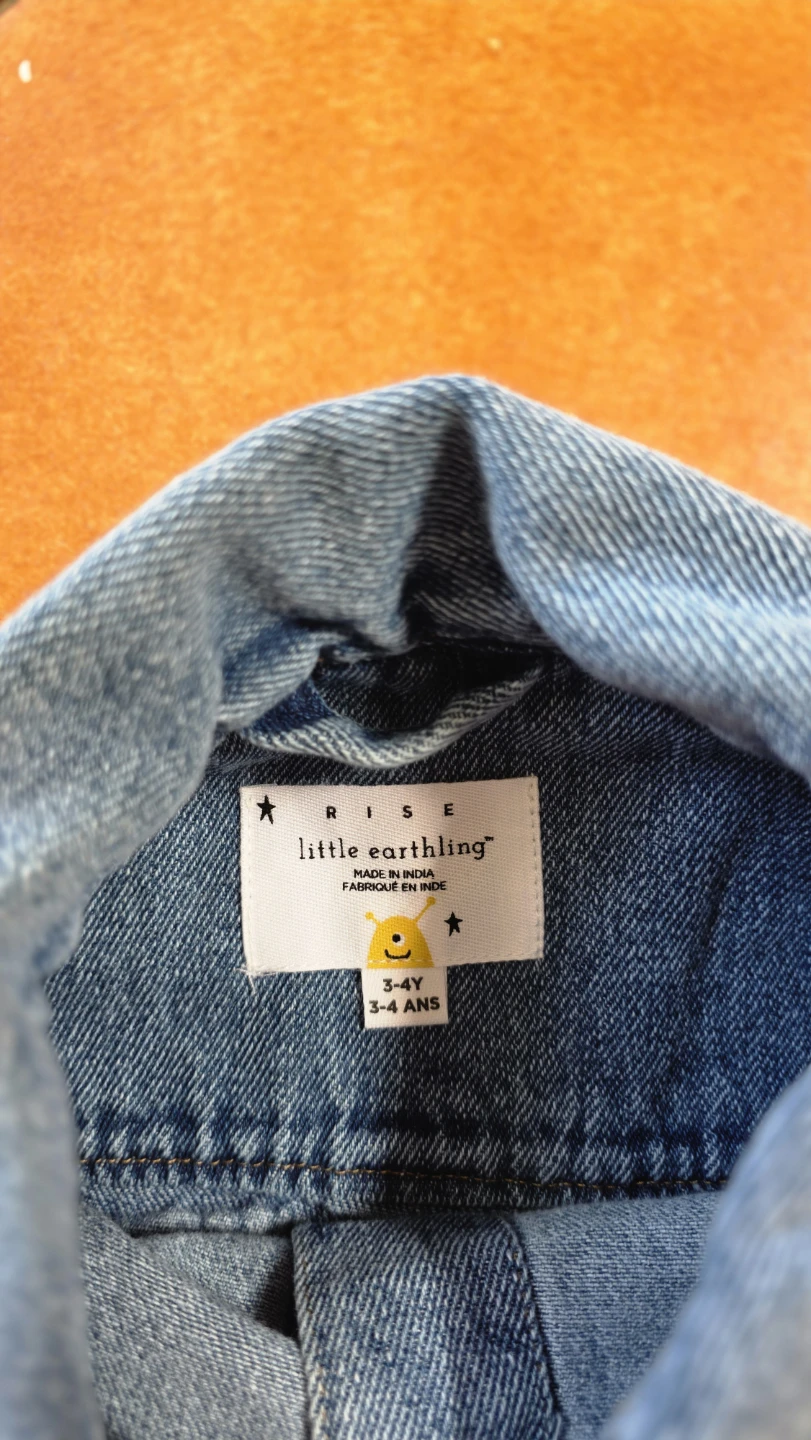 Little Earthling Denim Jacket - 3-4 Years - photo 2