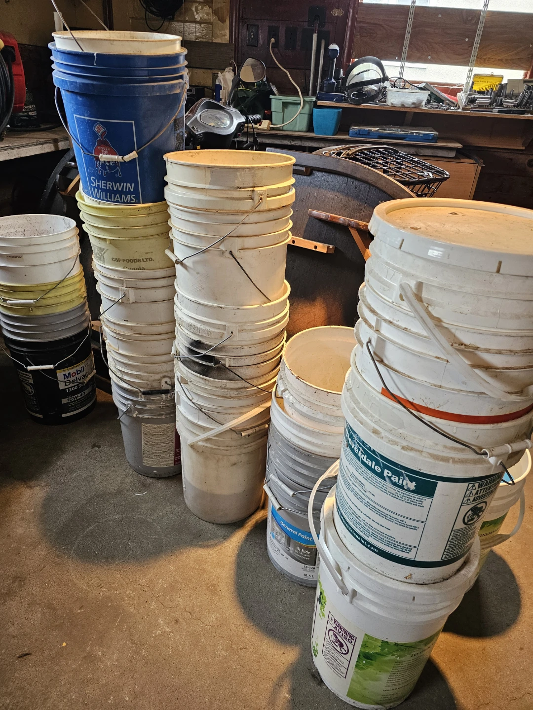 Used Buckets - 5 Gallon