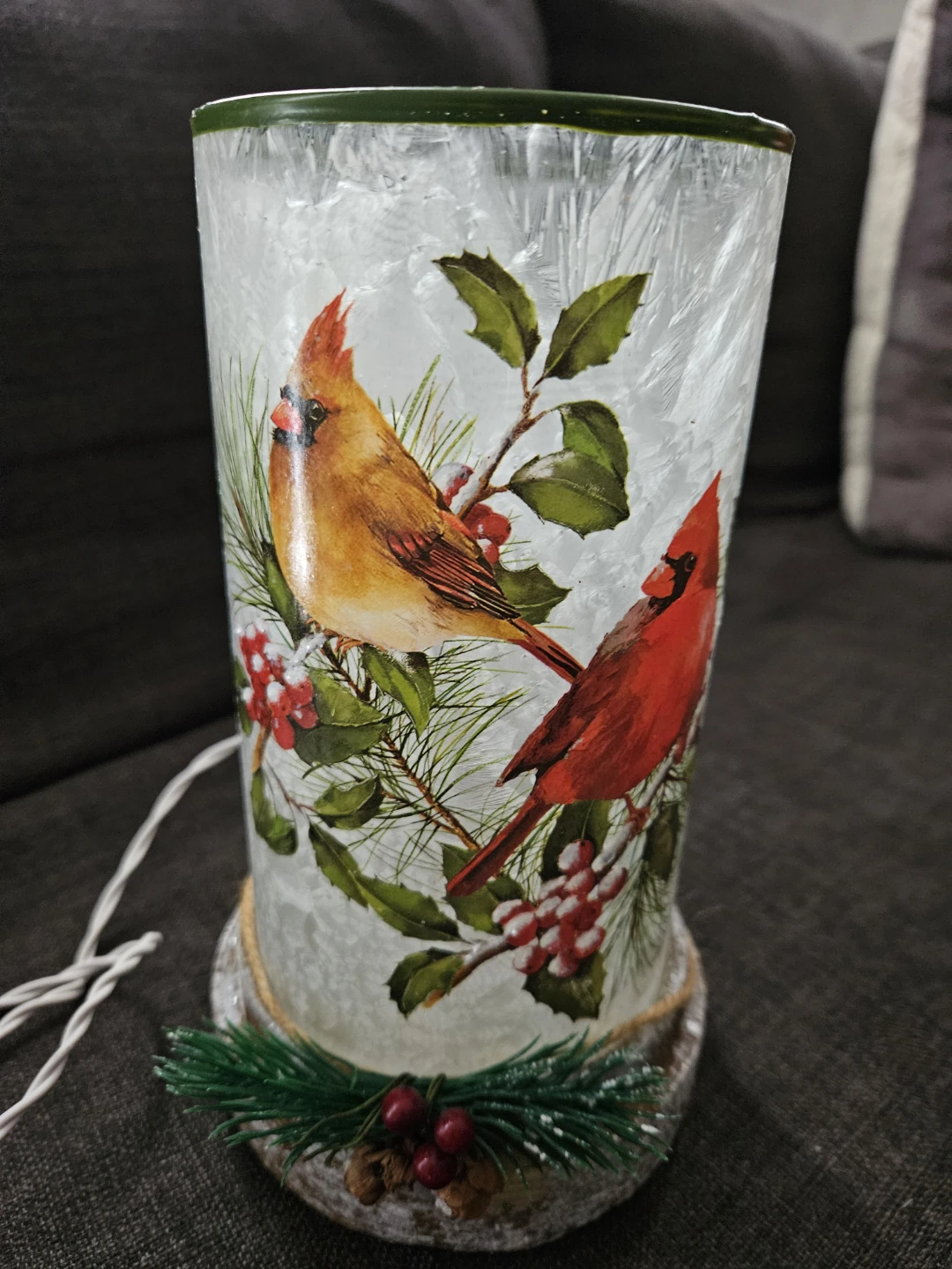 Cardinal Decorative Light by Stony Creek