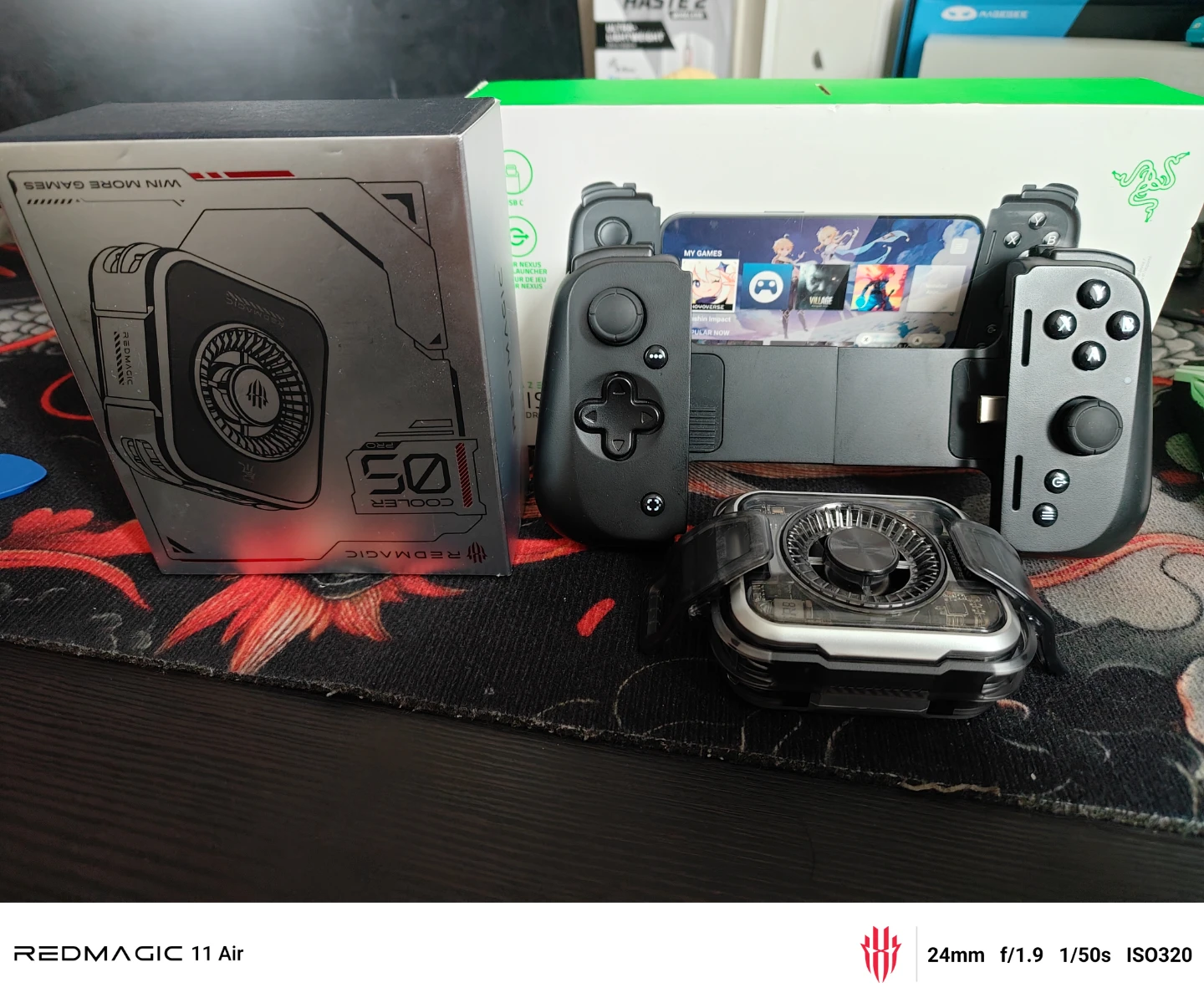 RedMagic 11 Air Cooler and Gaming Controller razer 100 for both