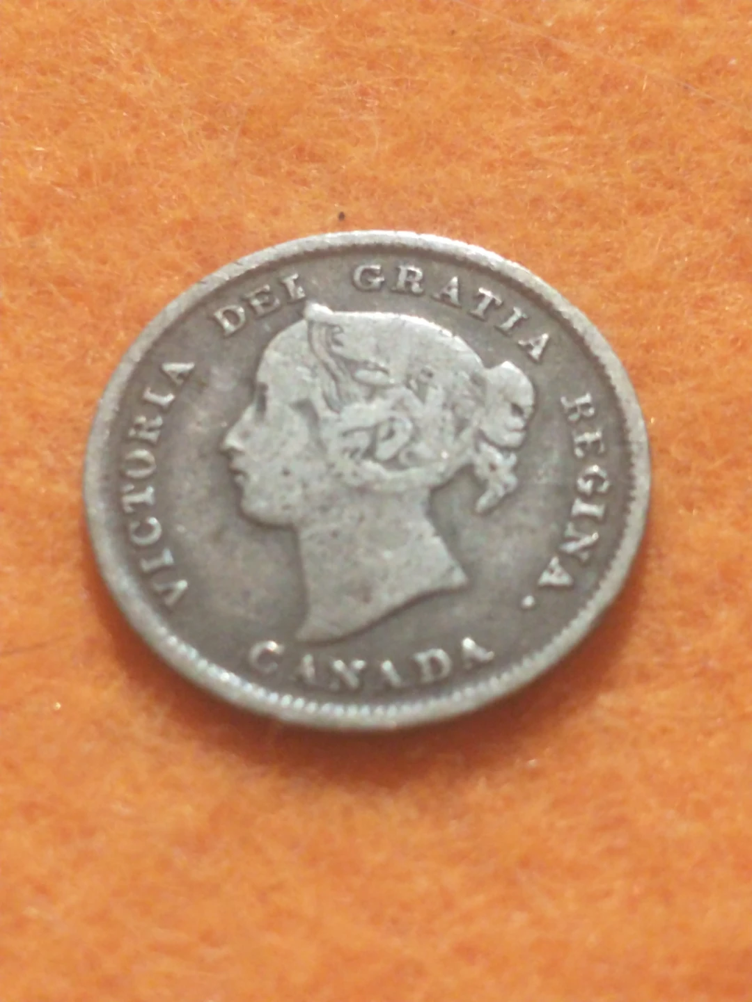 Nice VF/XF 1892 Canada .925 silver five cents KM #2 - photo 4
