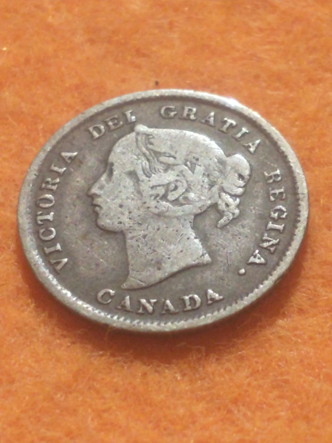 Nice VF/XF 1892 Canada .925 silver five cents KM #2 - photo 5