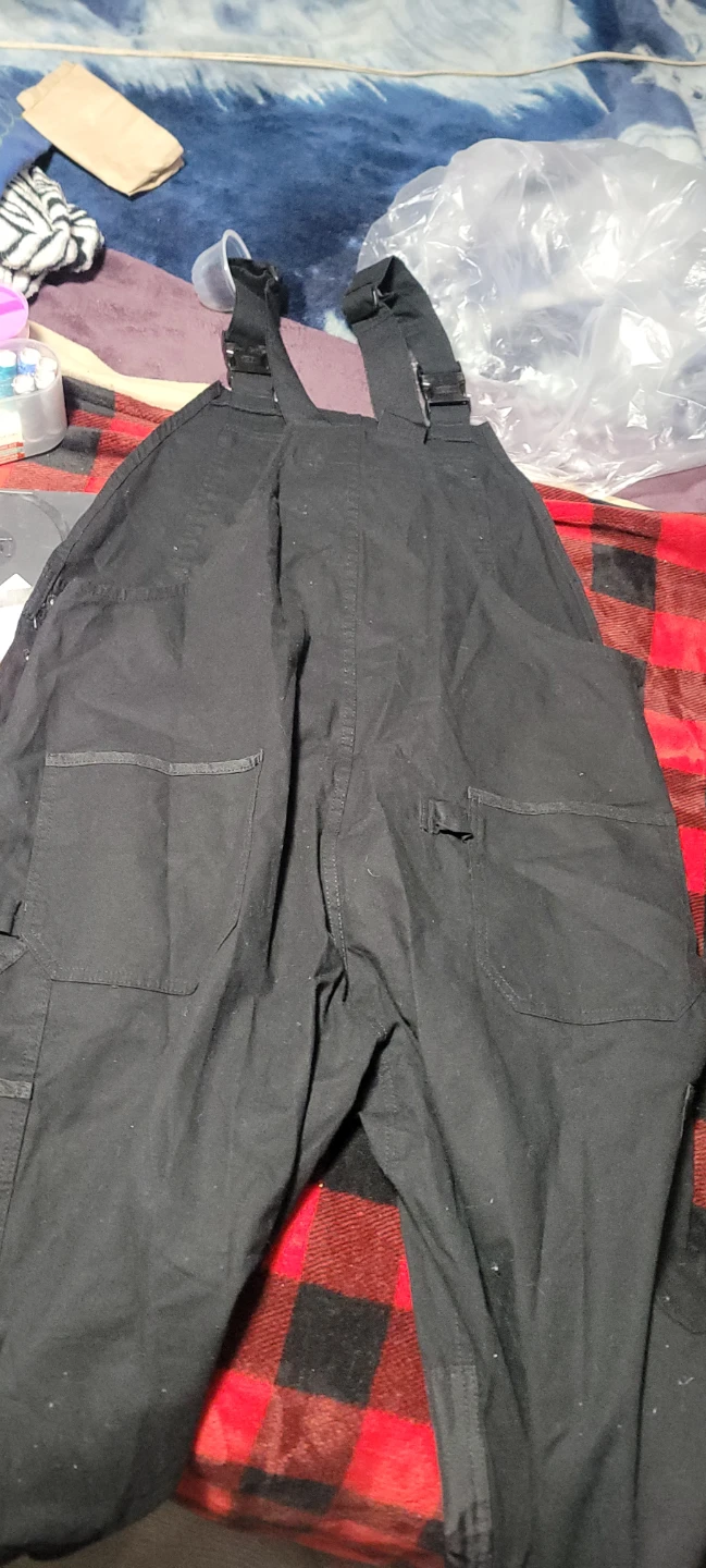 Dakota Black Denim Overalls - XL - photo 2