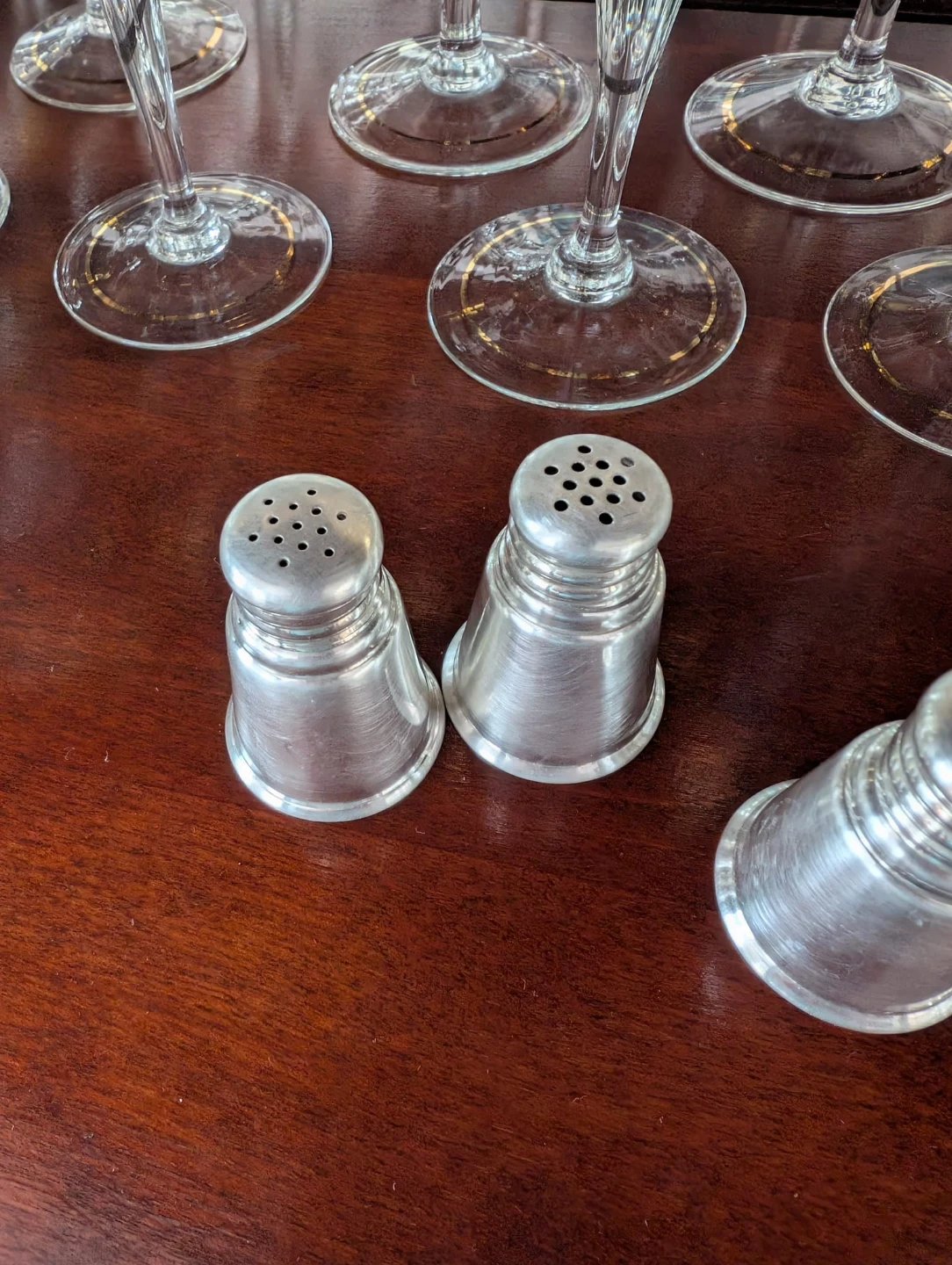 International Sterling Silver Salt and Pepper Shakers - photo 4