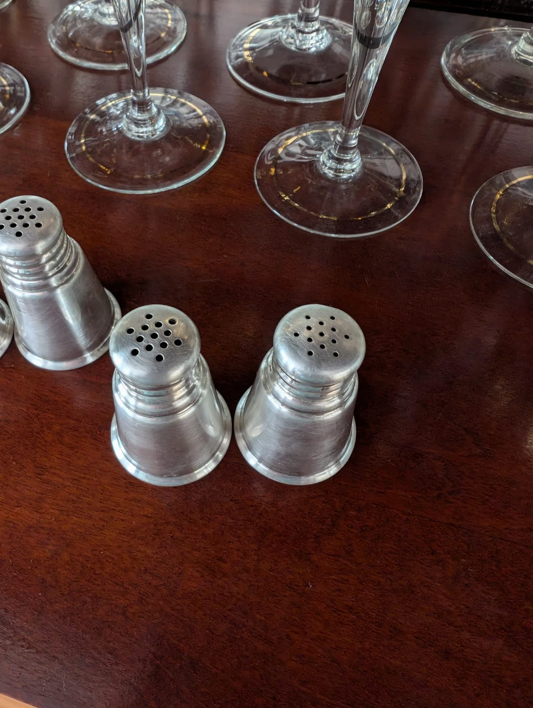 International Sterling Silver Salt and Pepper Shakers - photo 5