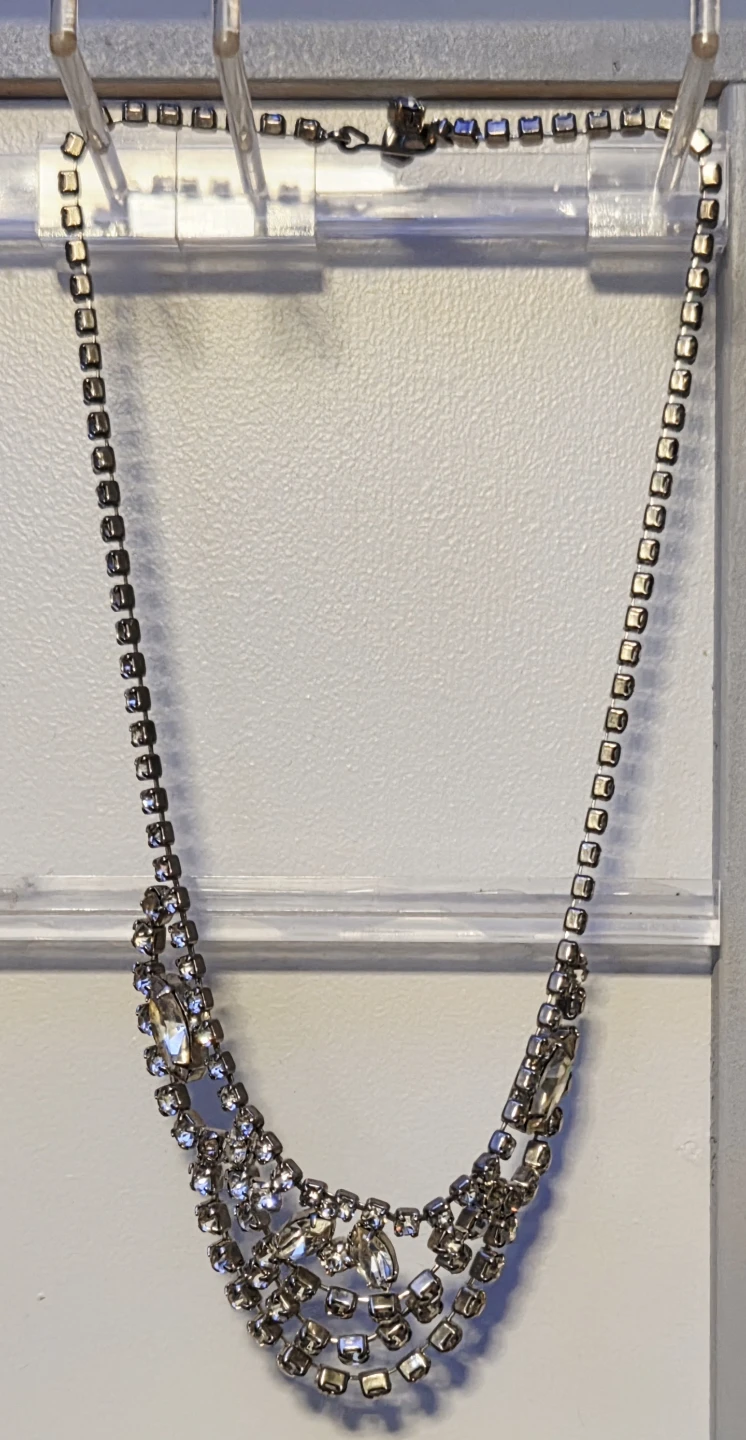 Rhinestone Statement Necklace