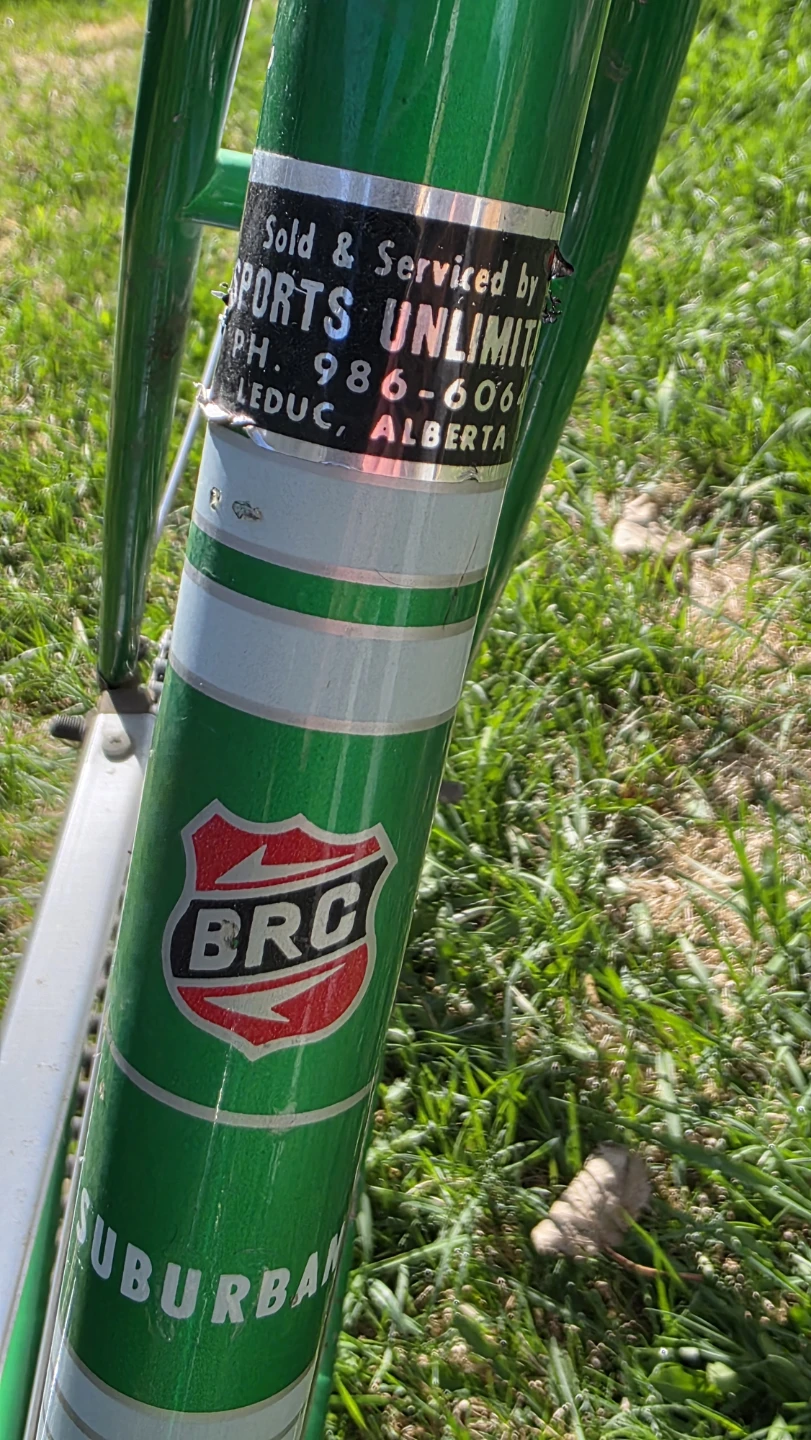 BRC Suburban Bicycle  Vintage Antique 1973 - photo 2