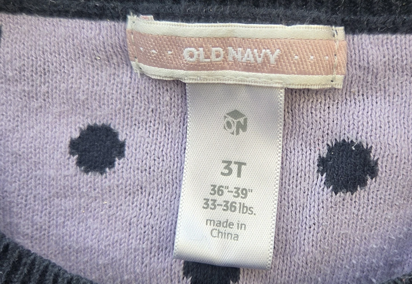 Old Navy Girls' Polka Dot sweater - Size 3T - photo 3