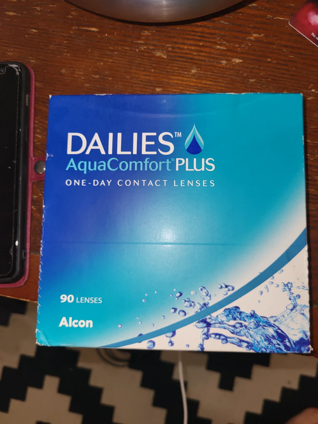 DAILIES AquaComfort PLUS One-Day Contact Lenses -7.00 (90)